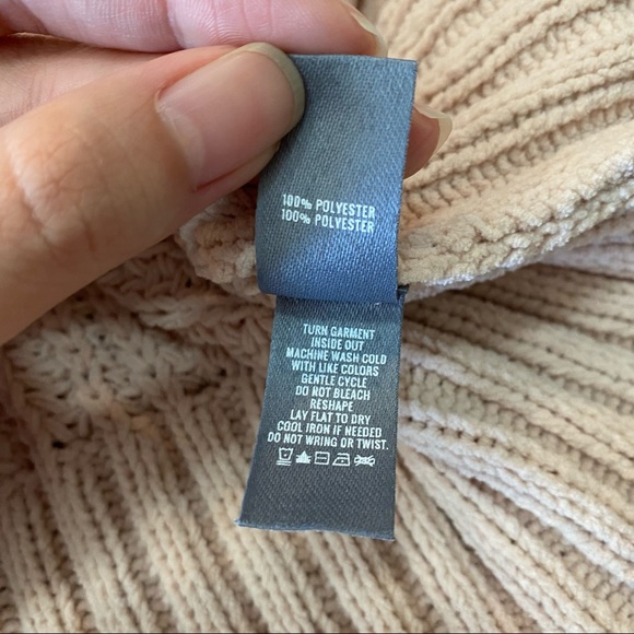 Aerie Oversized Turtleneck Sweater Knit Pink XS - Picture 10 of 10